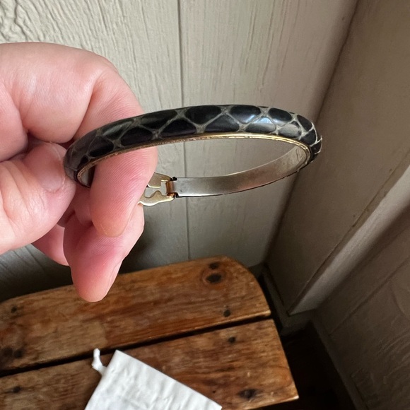 Gucci Black Python Cuff Bracelet - Picture 3 of 6